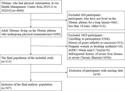 Association between hyperuricemia and metabolic syndrome: A cross-sectional study in Tibetan adults on the Tibetan plateau